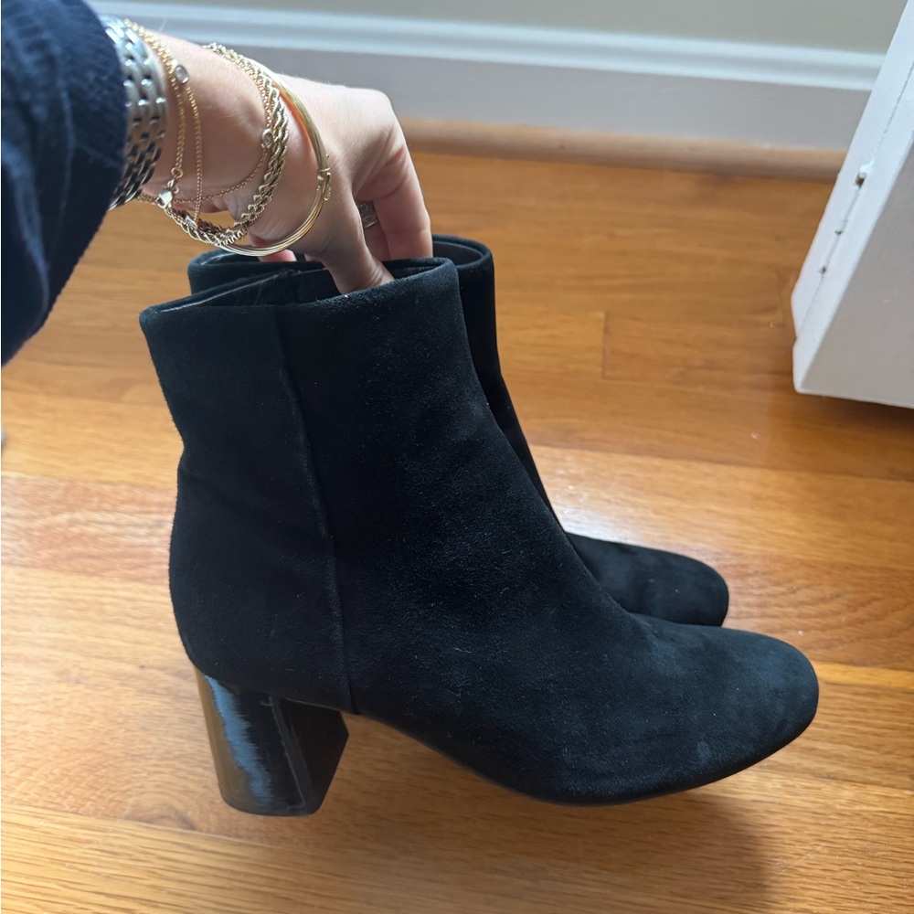 Taryn Rose Black Heeled Boots